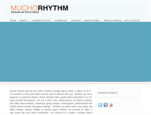 Tablet Screenshot of muchorhythm.com